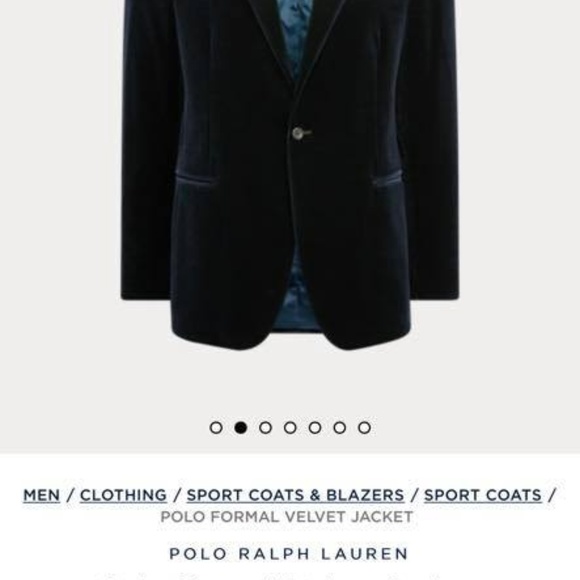 Ralph Lauren Velvet Jacket - Picture 6 of 6
